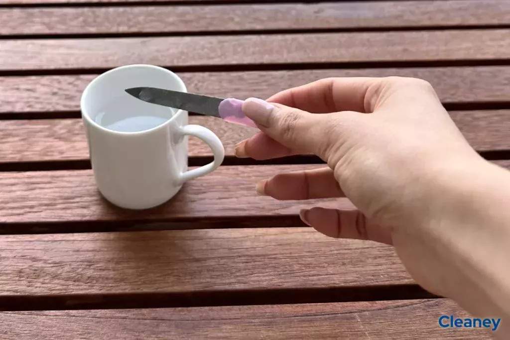 disinfecting your metal nail file